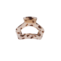 Open Blonde Tortoise, Petite Hair Clip