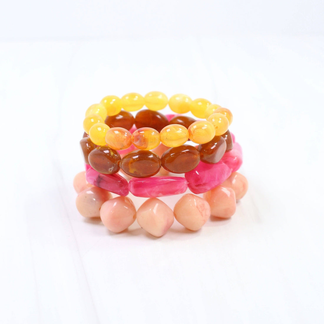 Joplin Marble Beaded Bracelet Set