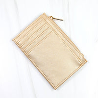 Molly Zip Card Holder GOLD