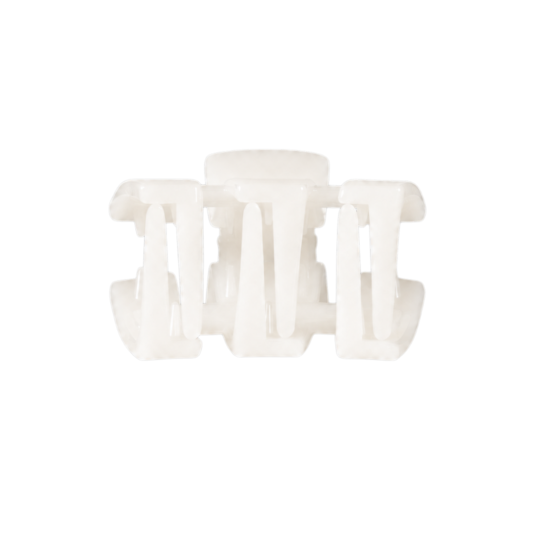 Coconut White, Petite Claw Clip