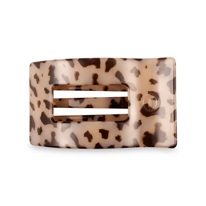 Blonde Tortoise Medium Flat Rectangle