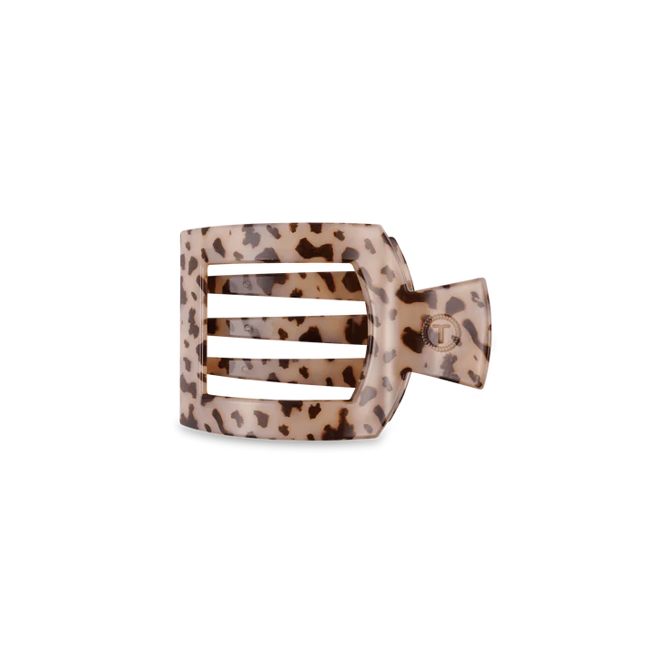 Blonde Tortoise Small Flat Square