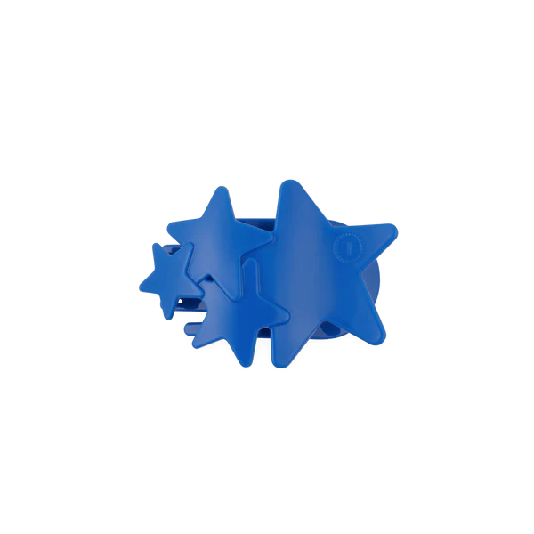 Blue Shooting Star Small Flat Hair Clip