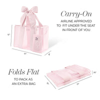 Ballet Pink Bow Jelly Tote Bag, CaseMate
