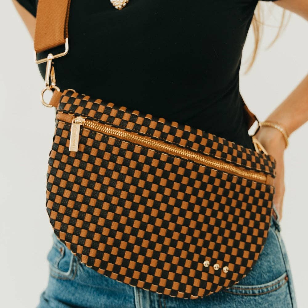 Westlyn Woven Bum Bag (Checkered)
