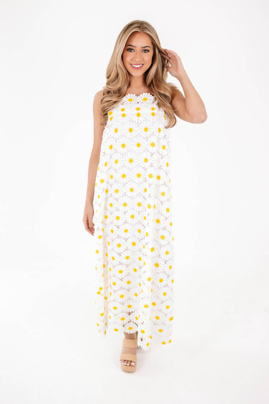 Jenna Tie Strap Midi Dress