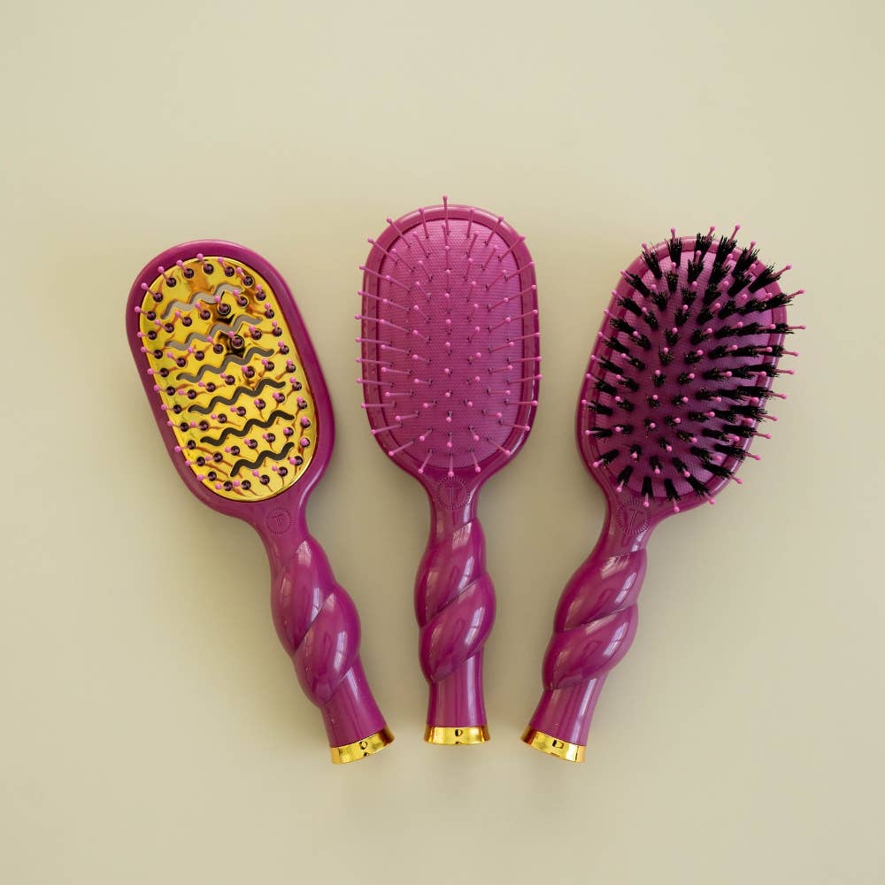 Vented Mini Brush (Mulberry)