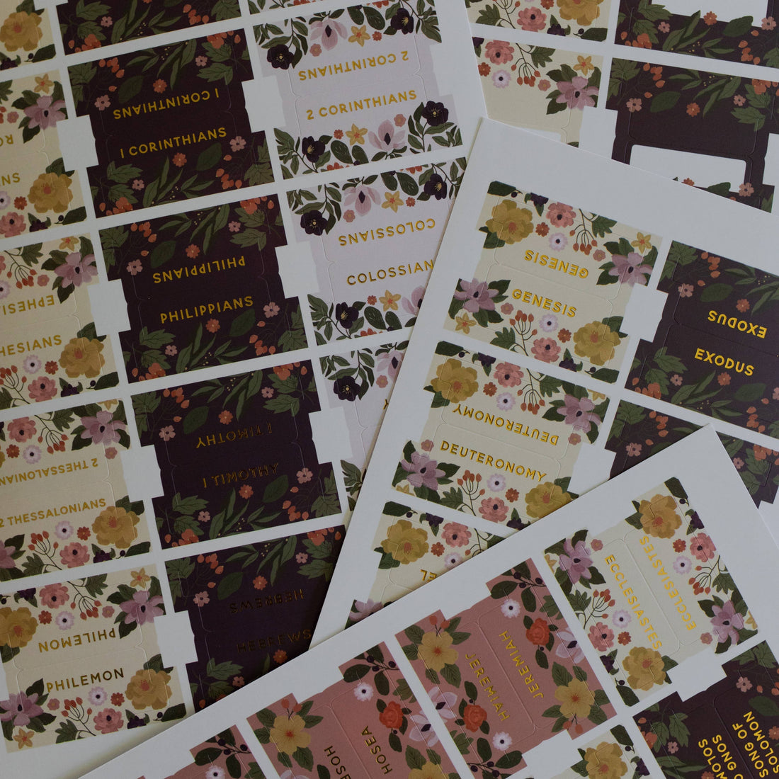 Magnolia Floral Bible Tabs