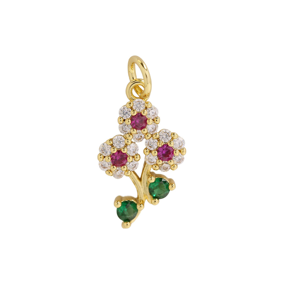 Flower Trio Charm