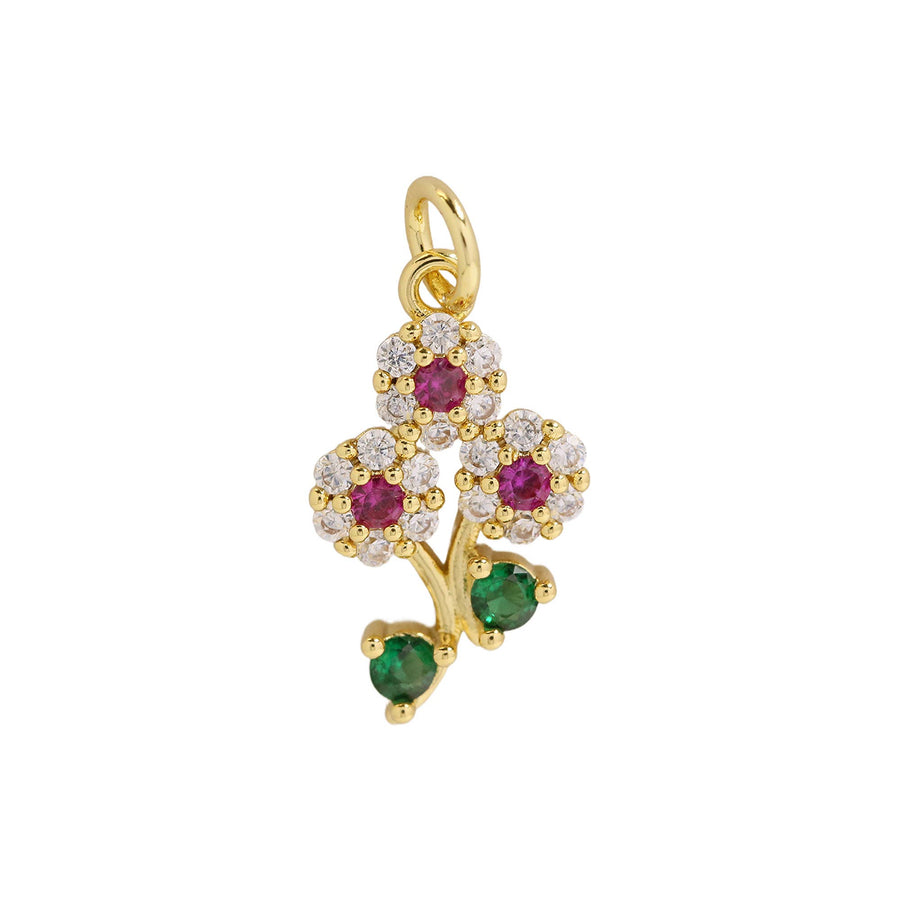 Flower Trio Charm