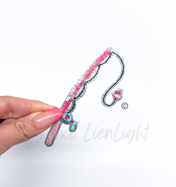 Pink Fishing Rod Patch