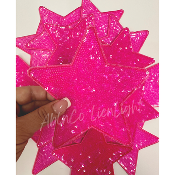 Hot Pink Star Patch