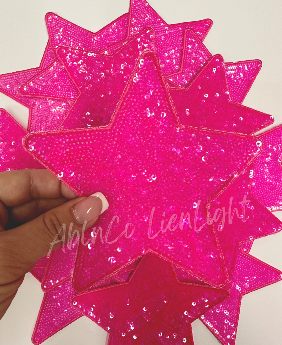 Hot Pink Star Patch