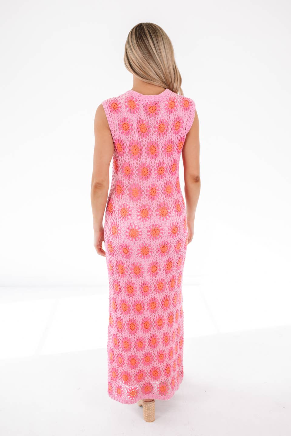 Caysie Crochet Midi Dress