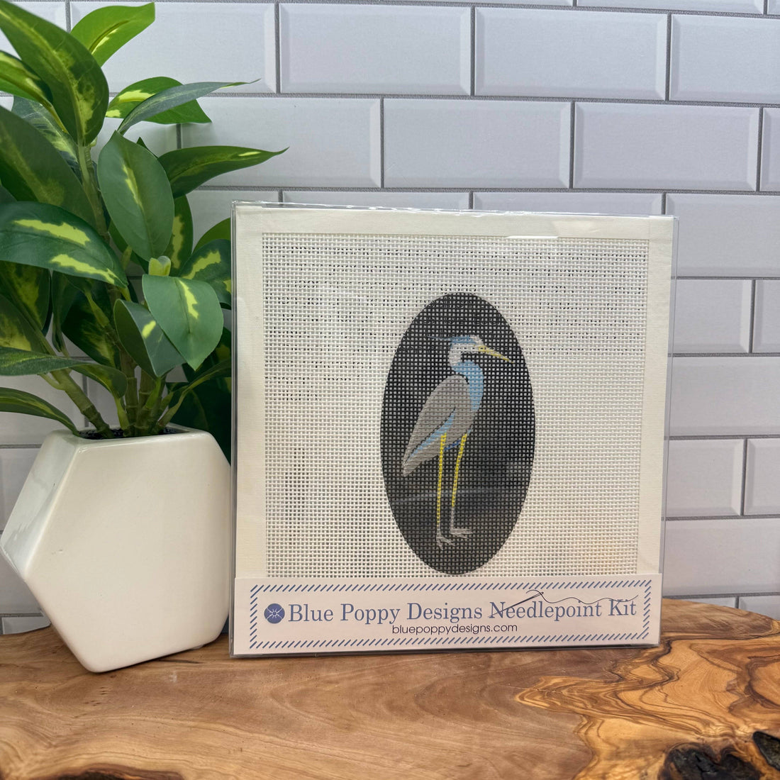 Heron Needlepoint Kit