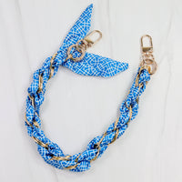 Serafina Scarf Purse Chain (Blue)