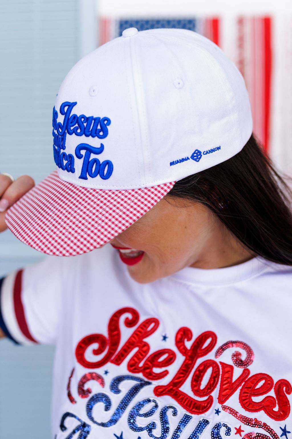 Brianna Cannon - Jesus & America Hat PRE-ORDER (EST SHIP 6/12)