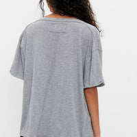 Nina V Neck Tee, FP (Grey)