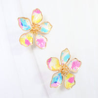 Monett Flower Post Earring Multi
