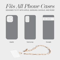 Gold Chain Phone Charm
