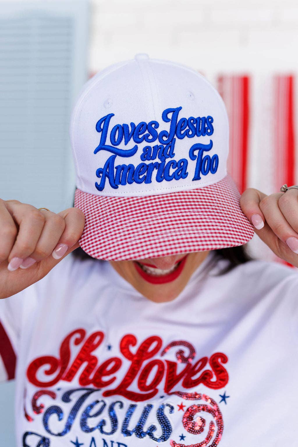 Brianna Cannon - Jesus & America Hat PRE-ORDER (EST SHIP 6/12)