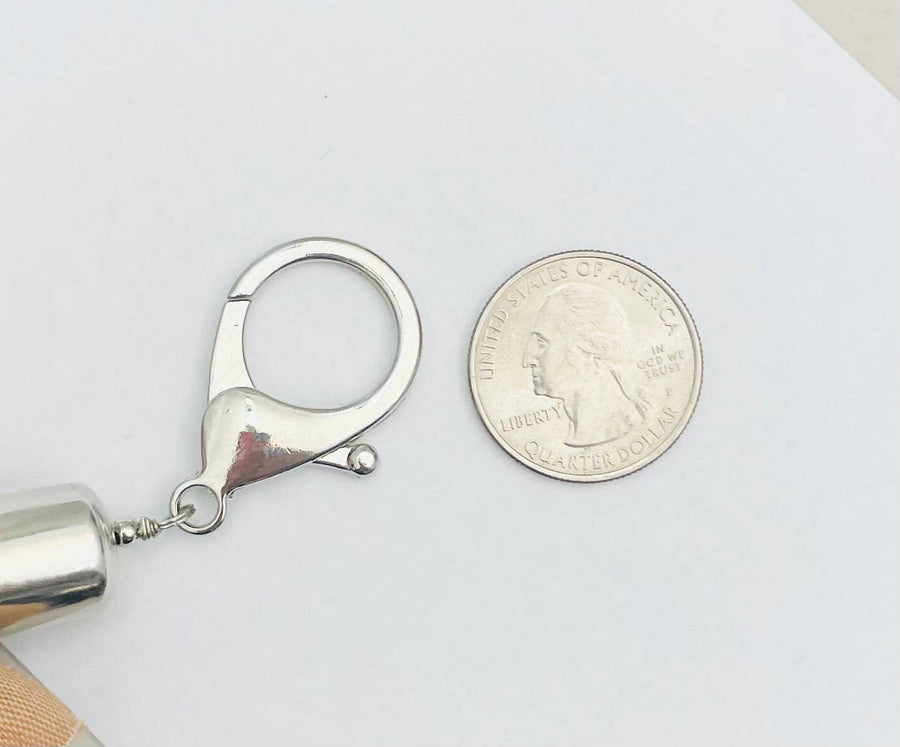 Leatherette Strand Necklace (silver)