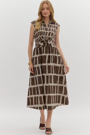 Betty Dress (brown)