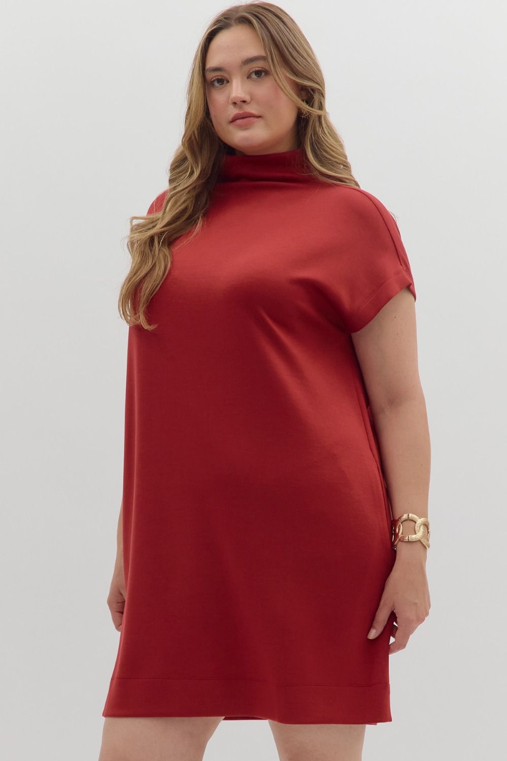 Evie Dress (brick)