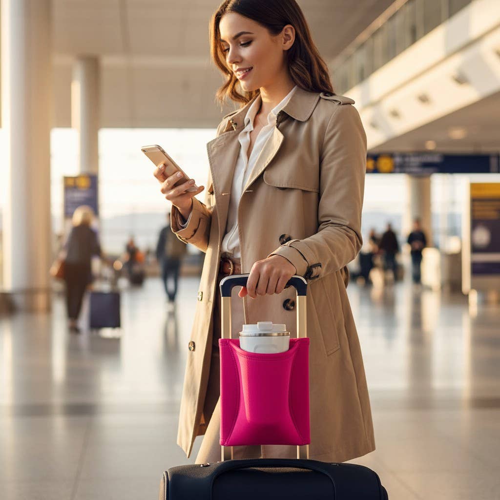 Luggage Cup Holder (Pink)
