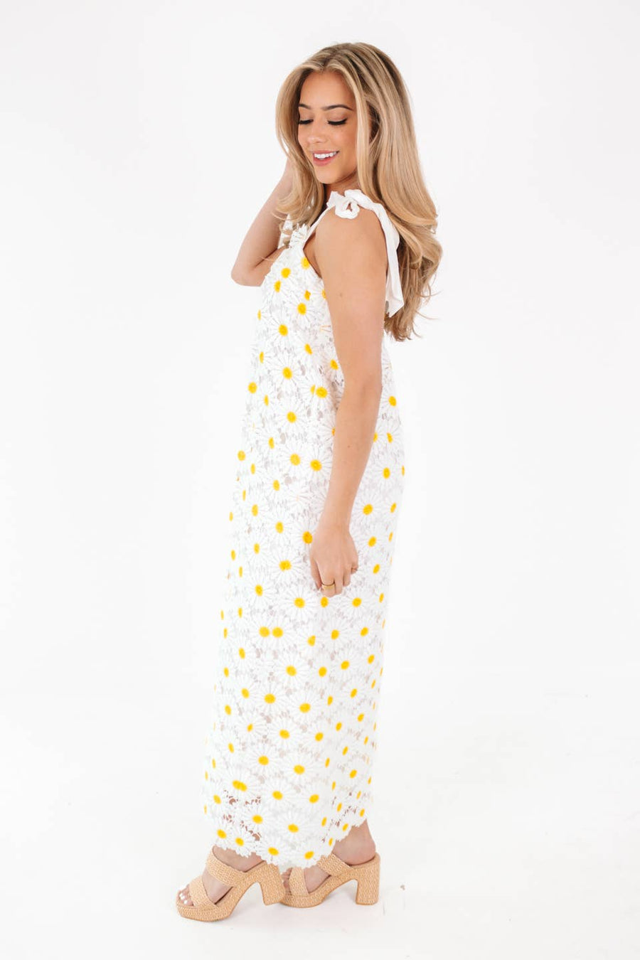 Jenna Tie Strap Midi Dress