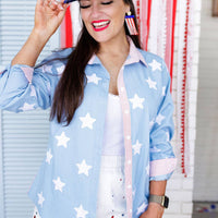 Brianna Cannon - Old Glory Button Down Shirt