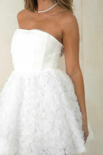 Organza Off Shoulder Dress