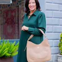 Hadlee Hobo Bag (Latte)