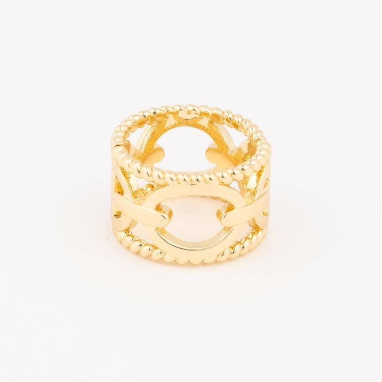 Rope Chain Scarf Ring