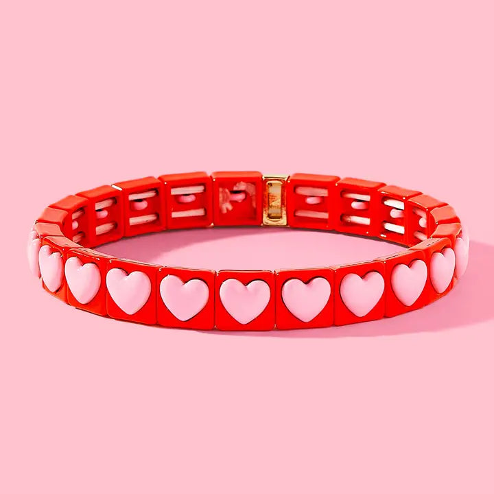 Hartley Heart Stretch Bracelet