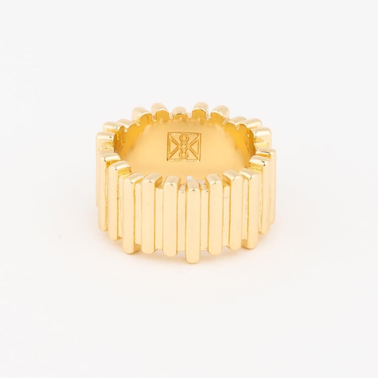 Textured Band Scarf Ring