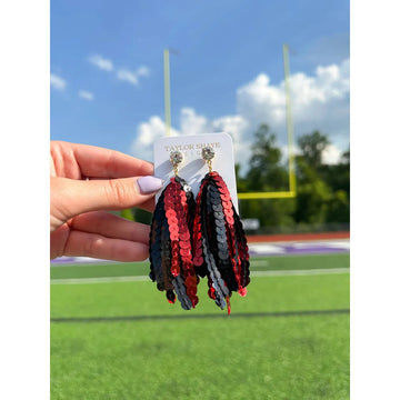 Sequin Tassel Earrings