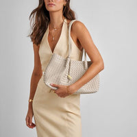 Nova Small Shoulder Bag (Oyster)