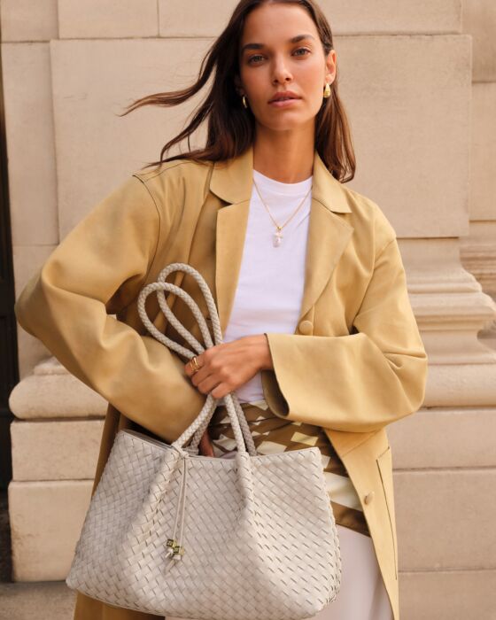 Nova Small Shoulder Bag (Oyster)