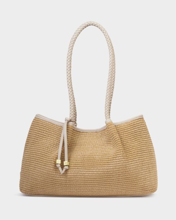 Nova Small Shoulder Bag (Raffia)