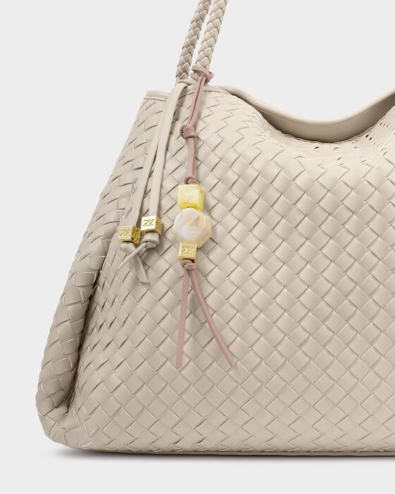 Beaded Keyring Bag Charm