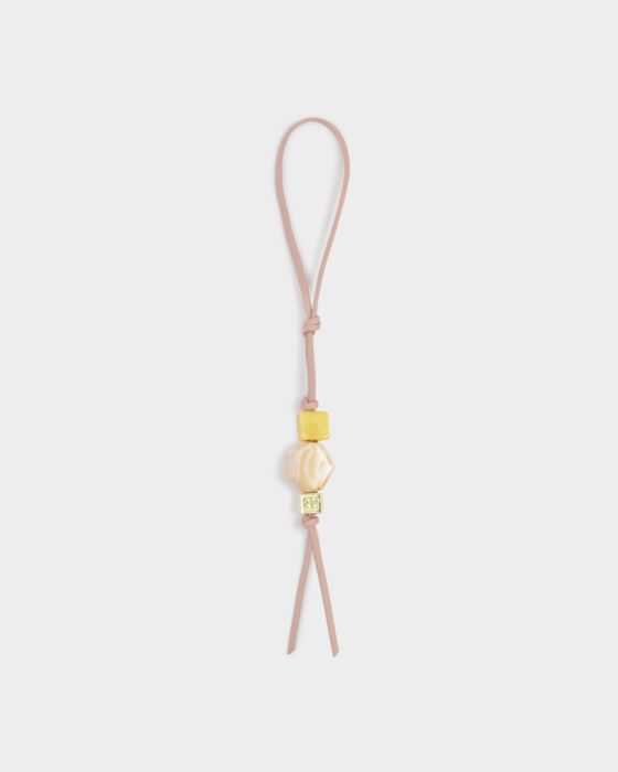 Beaded Keyring Bag Charm