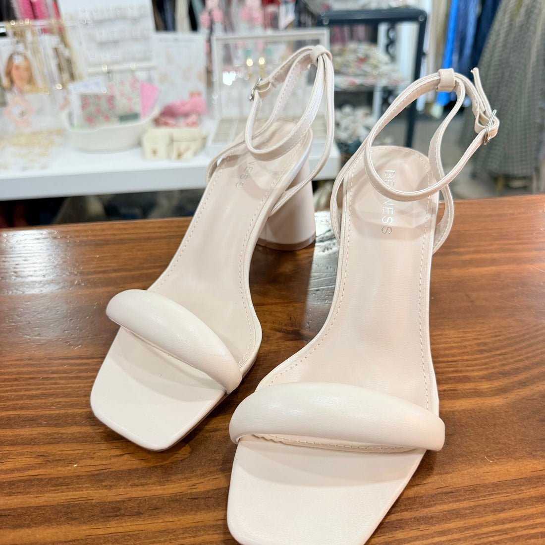 Ankle Strap Block Heel