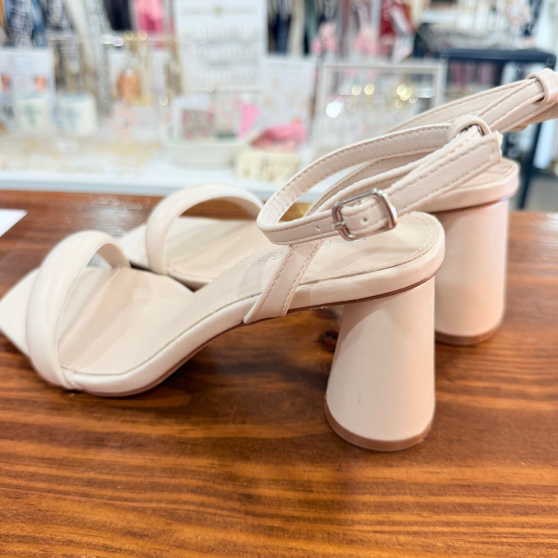 Ankle Strap Block Heel