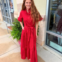 Kate Dress (Festive Red)