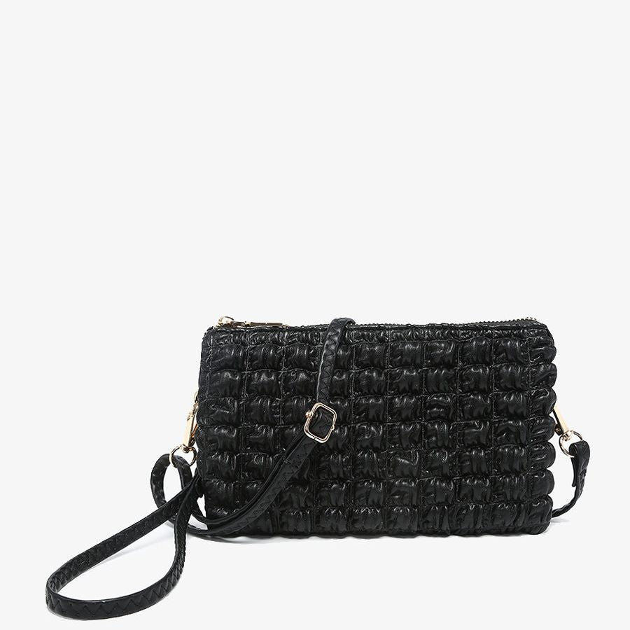Riley Puffer Crossbody (black)