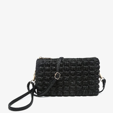 Riley Puffer Crossbody (black)