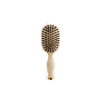 Mini Boar Bristle Brush (Tan)