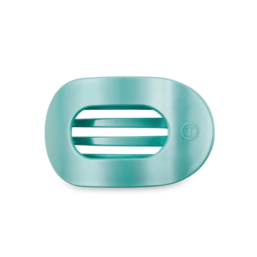 Totally Turquoise Flat Roung Hair Clip