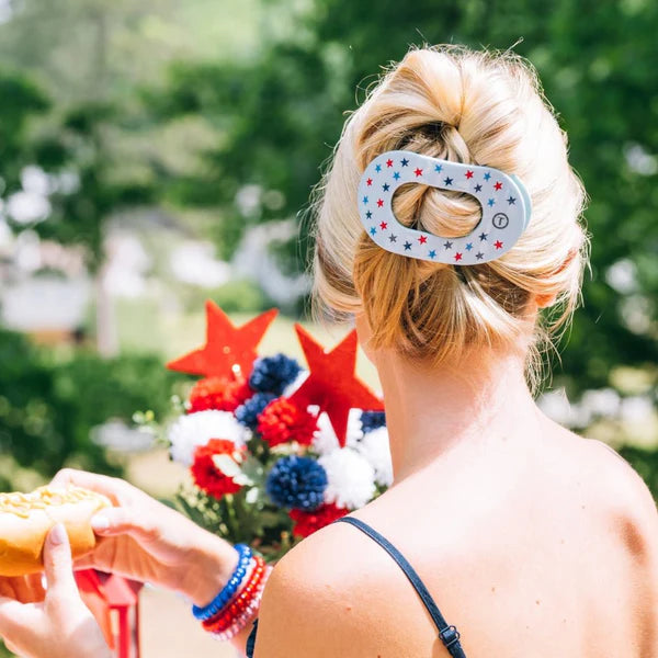 United We Sparkle Large Flat Hair Clip